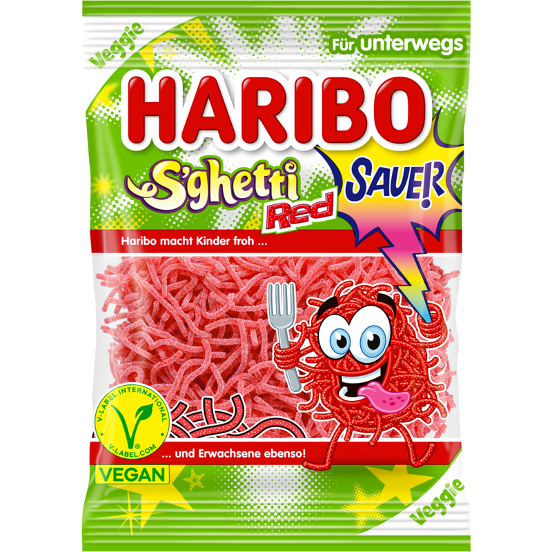 Haribo S'ghetti Red 85g