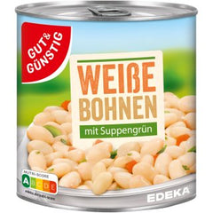 Gut&Günstig Weisse Bohnen mit Suppengrün 800g