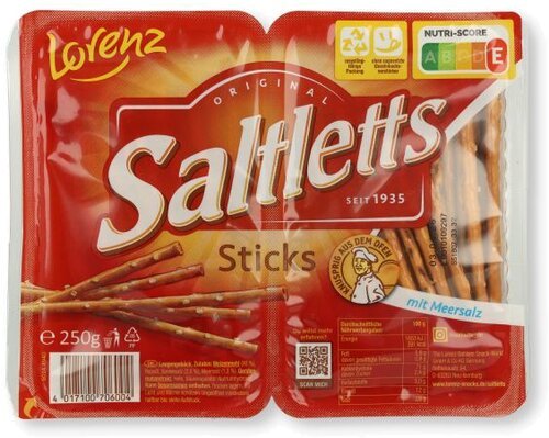 Saltletts Sticks Classic 250g
