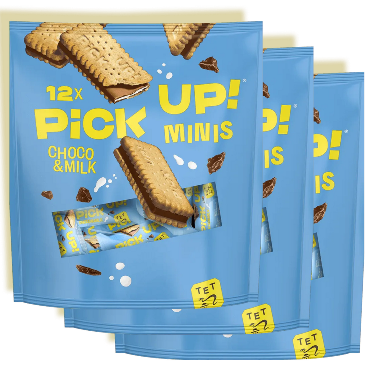 3x PiCK UP! minis Choco&Milk (3x127g)
