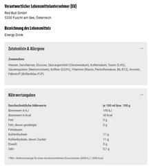 Red Bull Glacier Edition Gletschereis-Himbeer 0,25l DPG