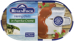 Rügen Fisch Heringsfilets in Paprika-Creme 200g
