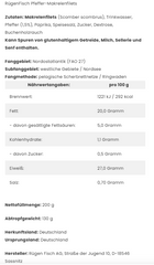 Rügen Fisch Pfeffermakrelenfilets 200 g