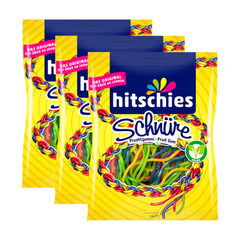 3x Hitschies Bunte Schnüre Mix 125g (3x125g)