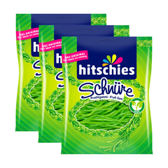 3x Hitschies Apfel-Schnüre 125g (3x125g)