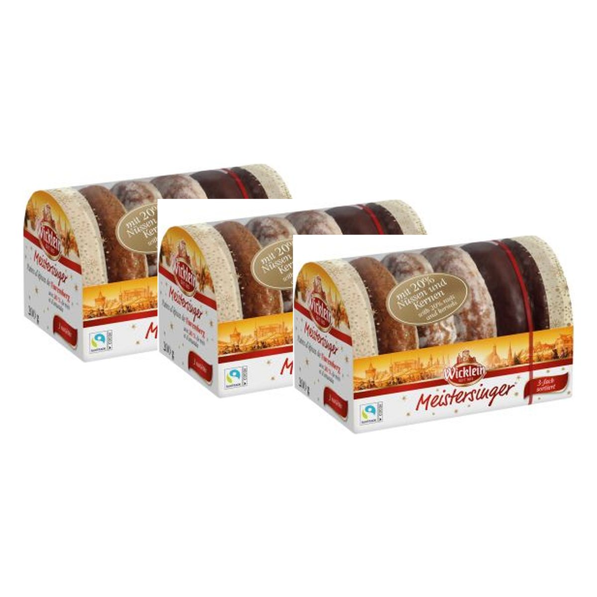 Wicklein Meistersinger 3-fach – 3 x 200 g (600 g)