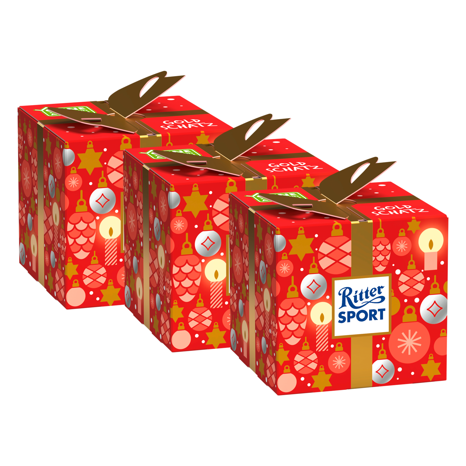 Ritter Sport Geschenkwürfel – 3 x 83 g (249 g)