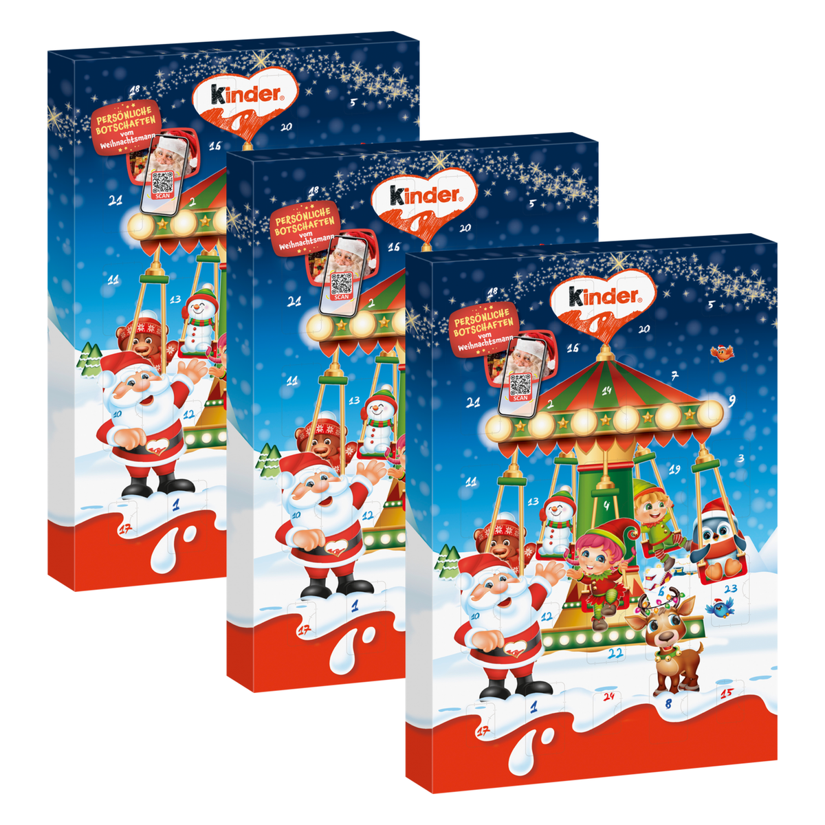 Kinder Mix Adventskalender – 3 x 151 g (453 g)
