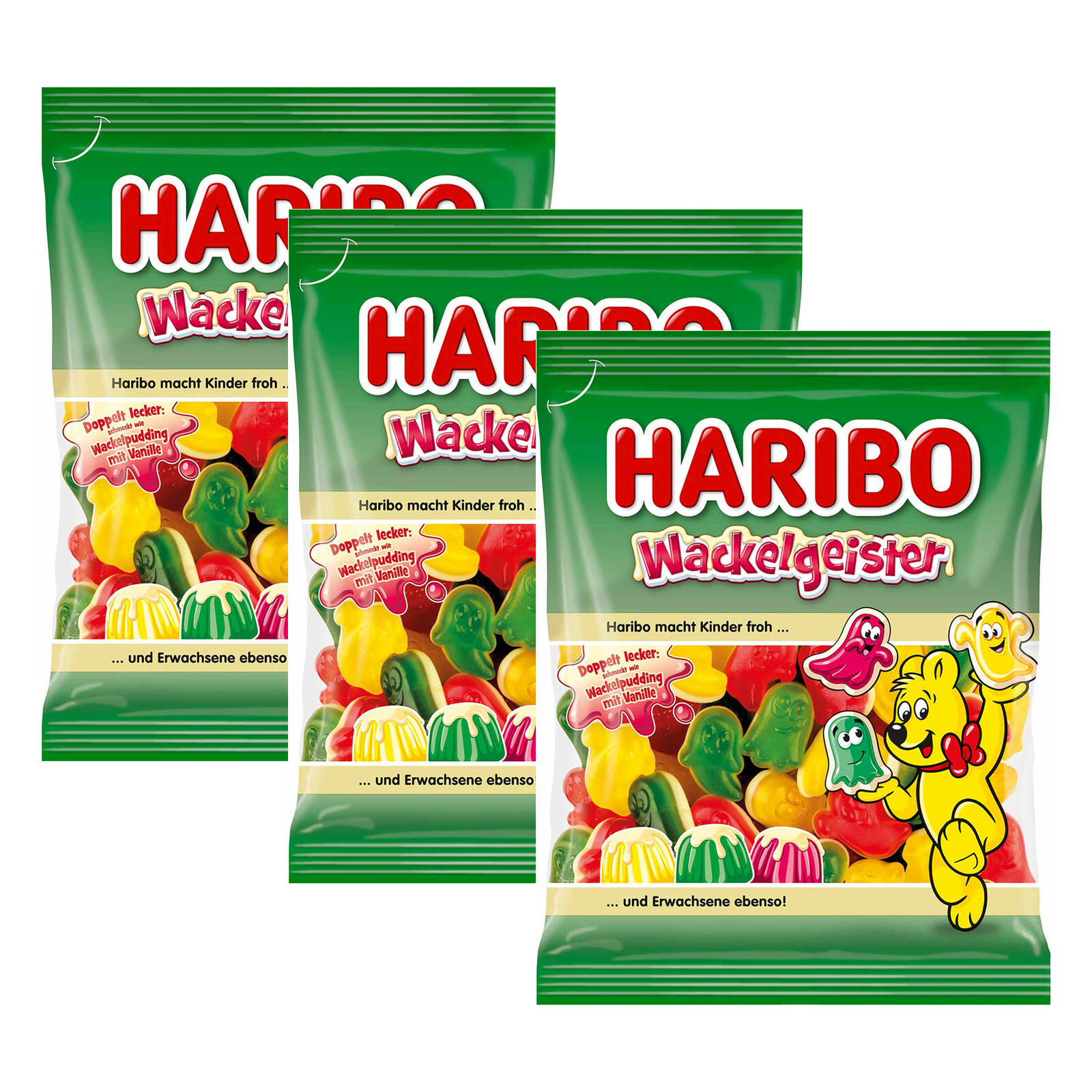 Haribo Wackelgeister – 3 x 160 g (480 g)