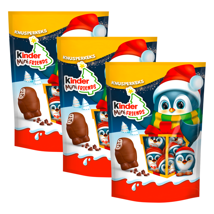 Ferrero Kinder Mini Friends Kinderkeks – 3 x 122 g (366 g)