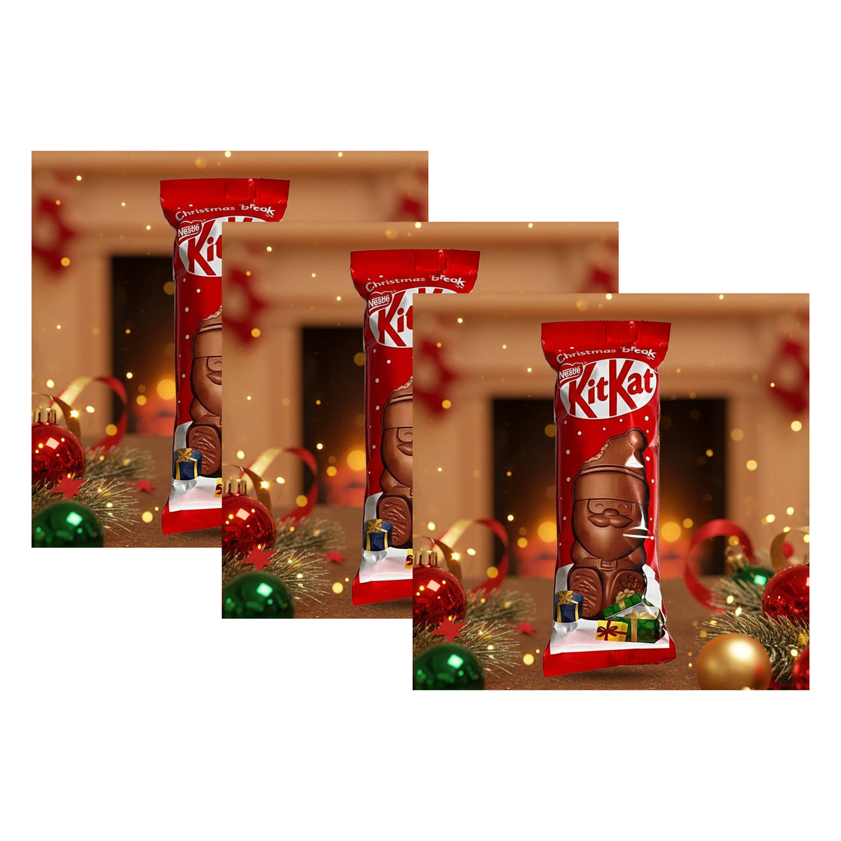 Kit Kat Weihnachtsmann – 3 x 29 g (87 g)