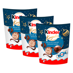 Kinder Kugeln Milk & Crispy Bits Sensation – 3 x 90 g (270 g)