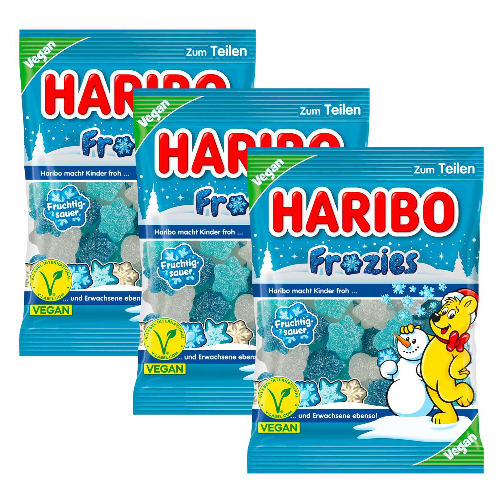Haribo Frozies – 3 x 200 g (600 g)