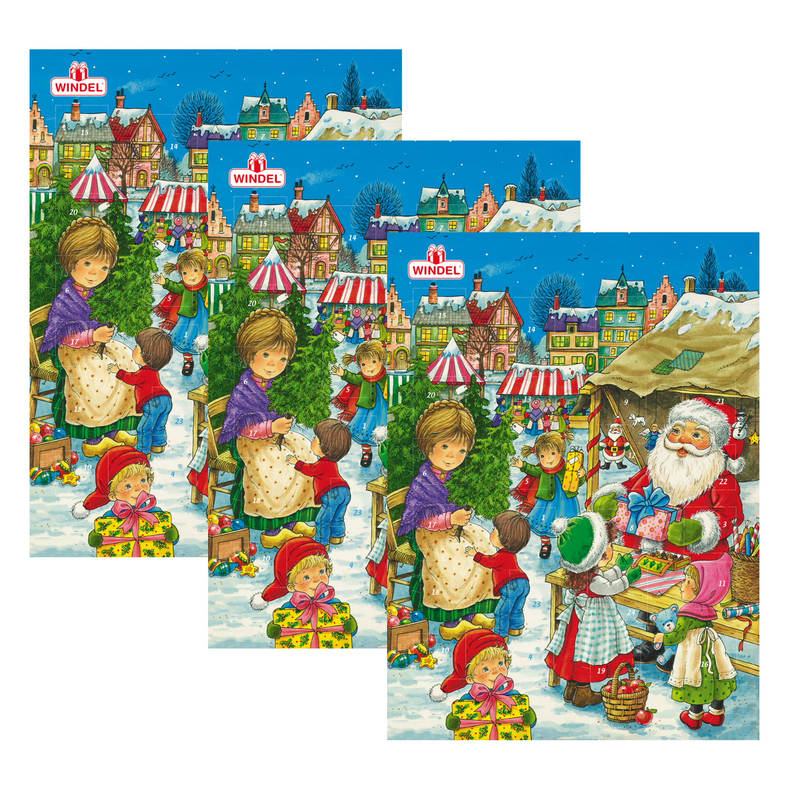 Windel Adventskalender – 3 x 75 g (225 g)