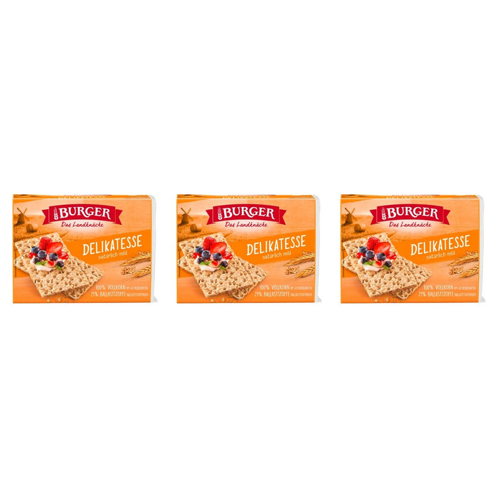 Burger Delikatesse Knäckebrot – 3 x 250 g (750 g)
