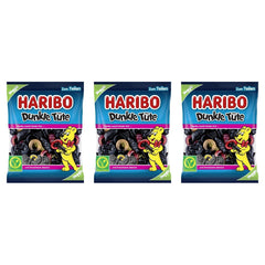 Haribo Dunkle Tüte – 3 x 175 g (525 g)