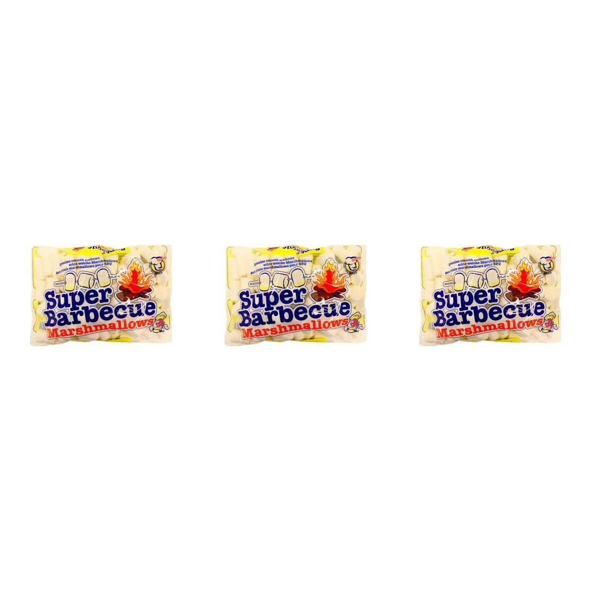 Mr.Mallo Super Barbecue Marshmallows – 3 x 300 g (900 g)
