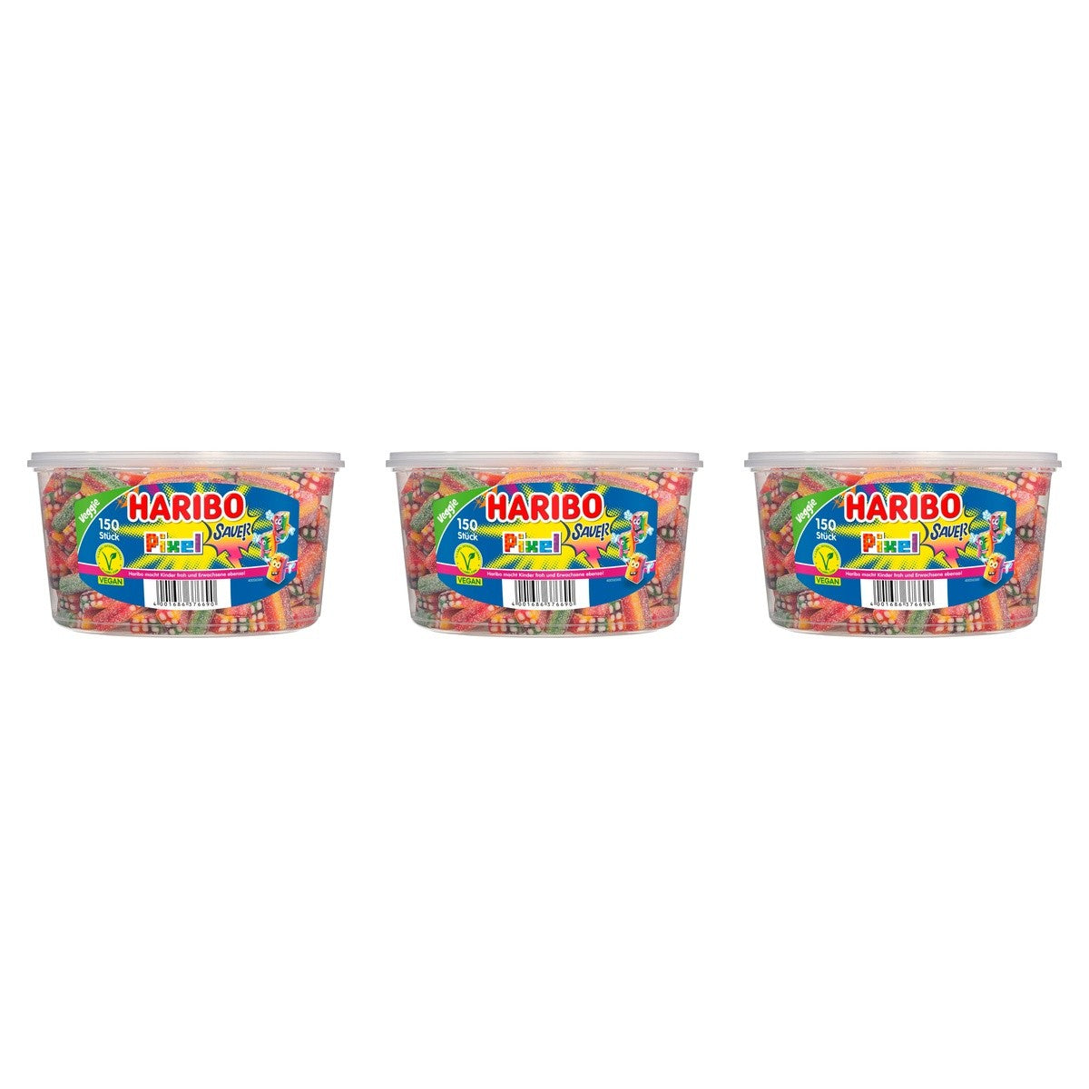 Haribo Rainbow Pixel 150ST – 3 x 1200 g (3600 g)