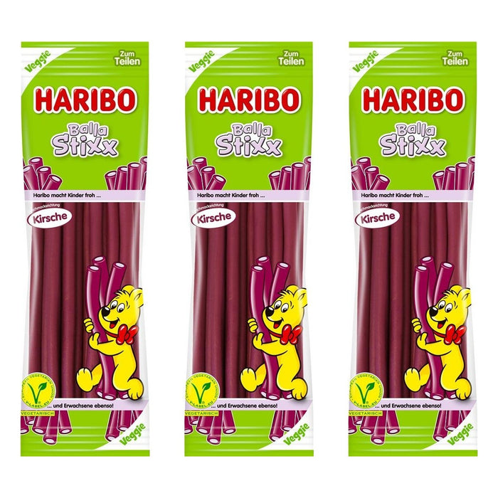 Haribo Balla Stixx Kirsch – 3 x 200 g (600 g)