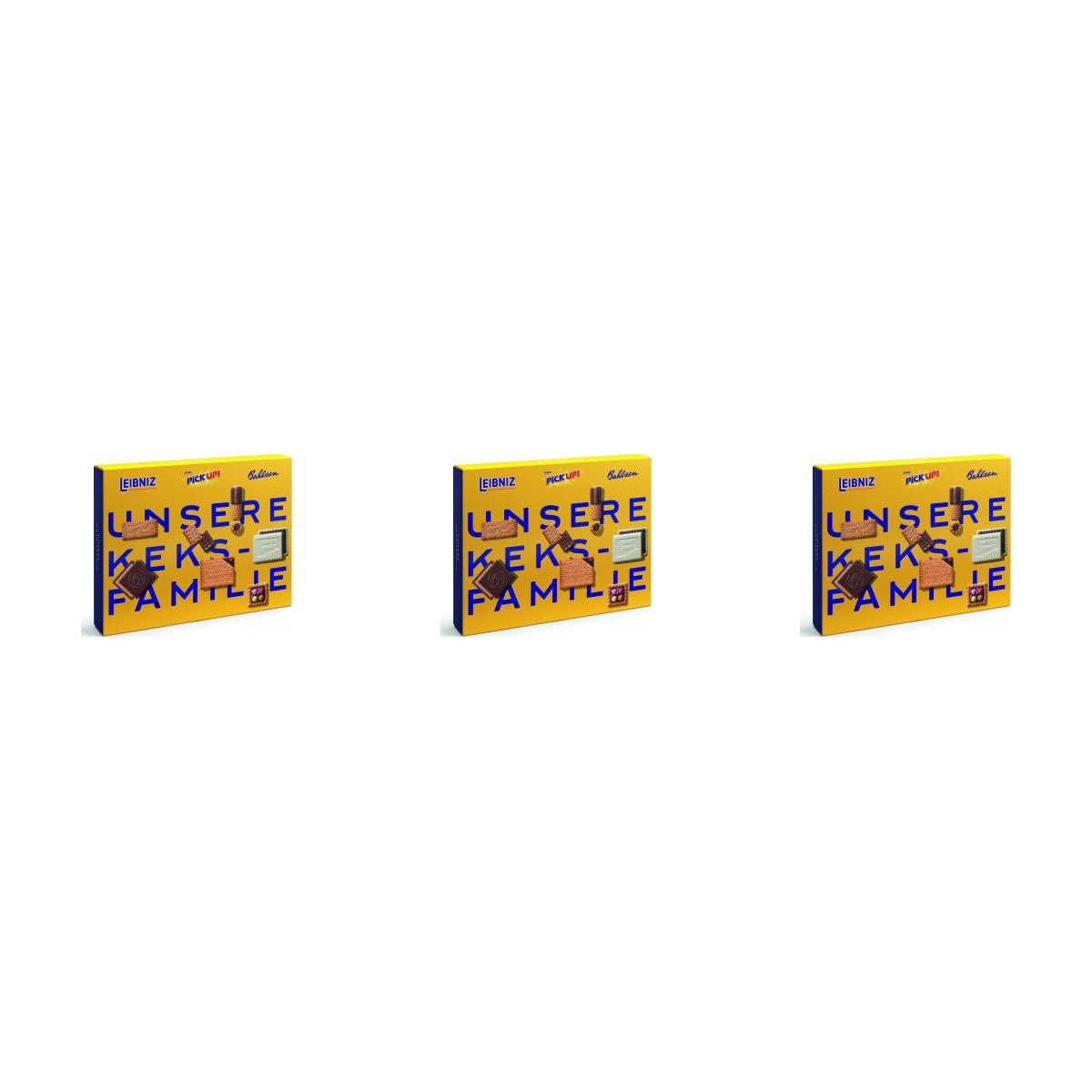 Bahlsen Unsere Keksfamilie – 3 x 280 g (840 g)