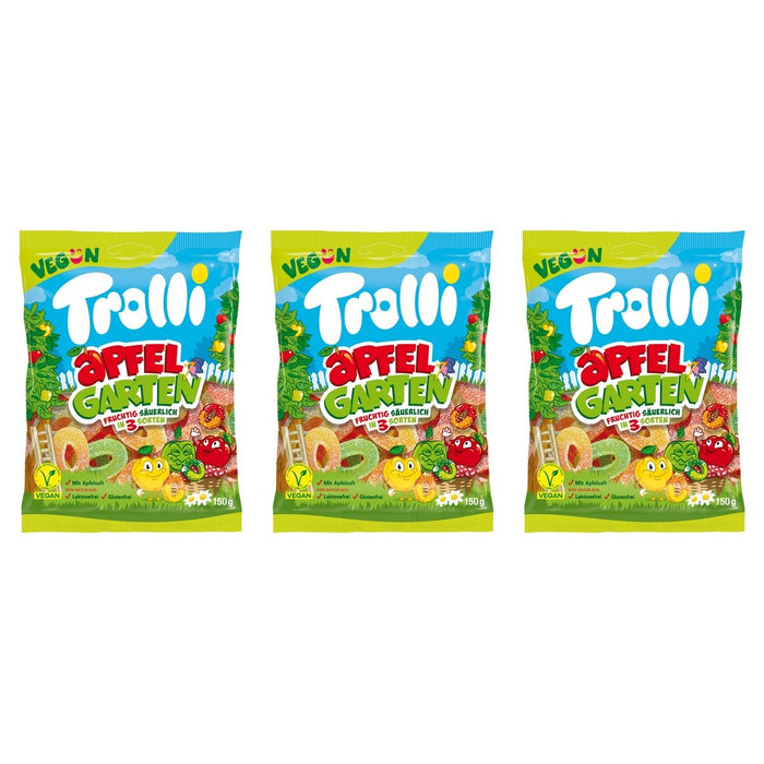 Trolli Apfelgarten – 3 x 150 g (450 g)