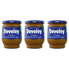 Develey Weißwurstsenf süß – 3 x 250 ml (750 ml)