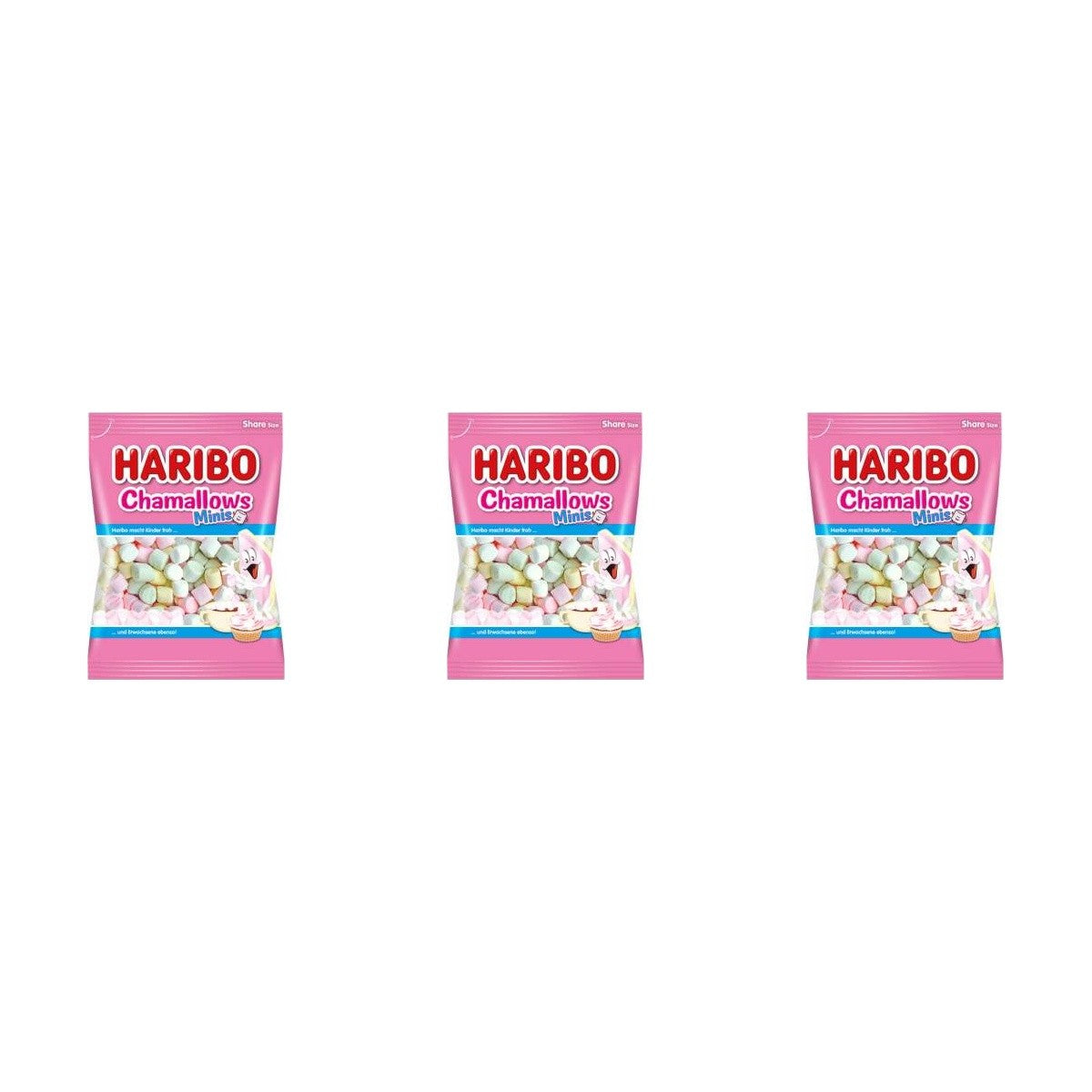 Haribo Chamallows Minis – 3 x 200 g (600 g)