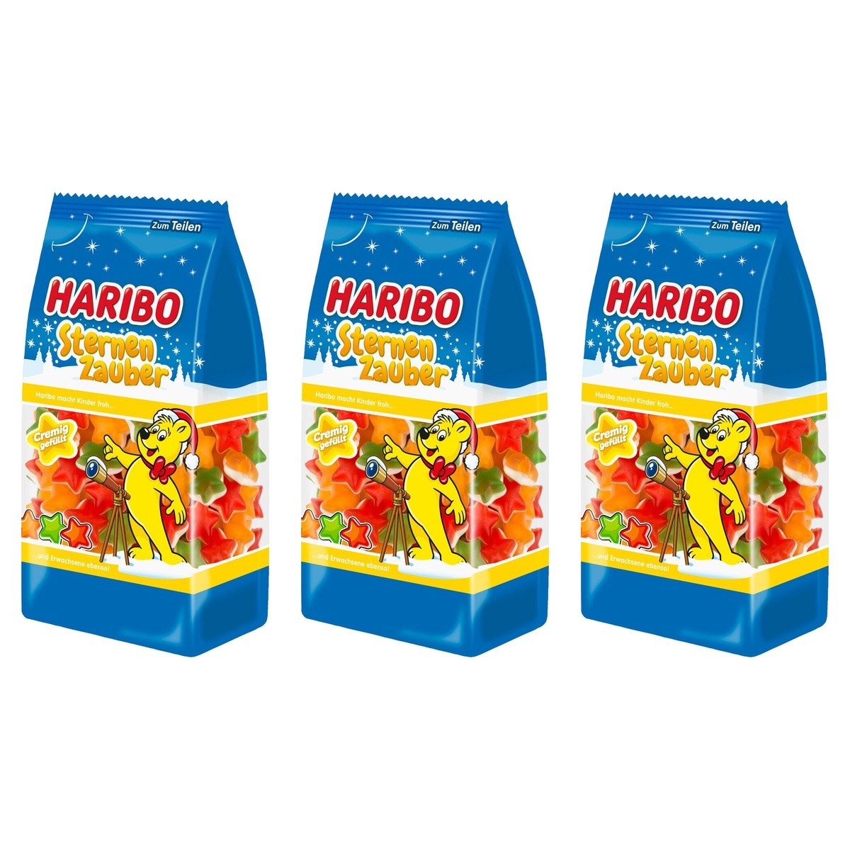 Haribo Sternen Zauber – 3 x 250 g (750 g)
