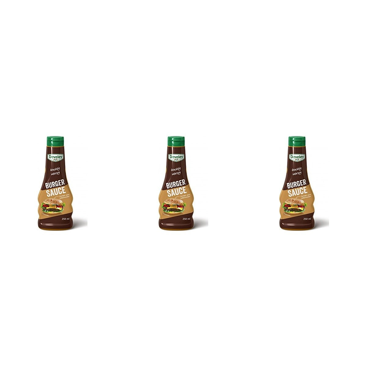 Develey Burger Sauce – 3 x 250 ml (750 ml)