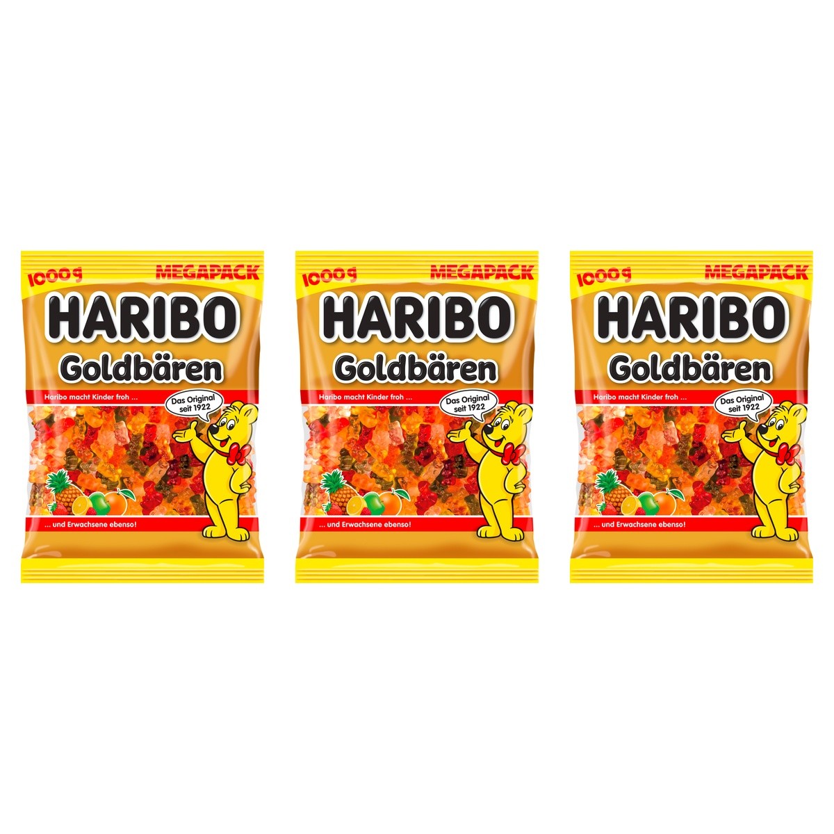 Haribo Goldbären – 3 x 1000 g (3000 g)