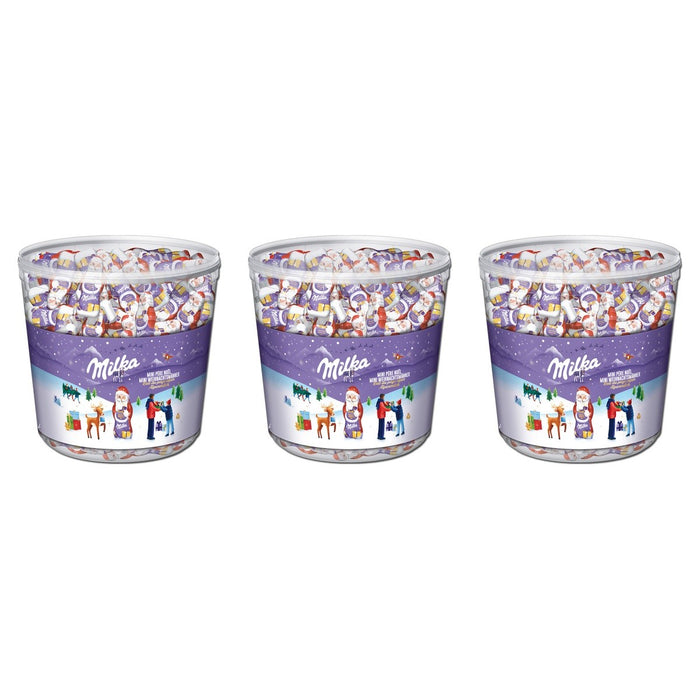 Milka Schoko Mini Weihnachtsmann – 3 x 1540 g (4620 g)