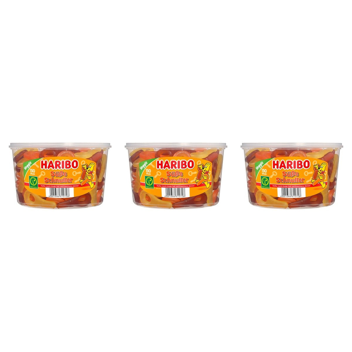 Haribo Süße Schnuller 150ST – 3 x 1350 g (4050 g)