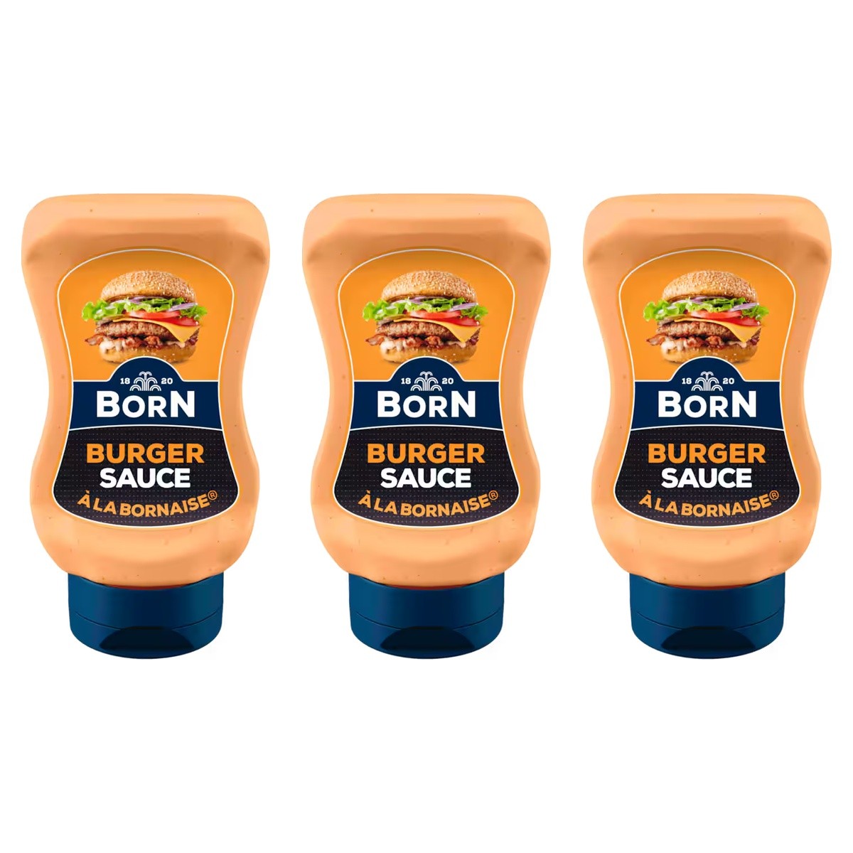 Born Burger-Sauce – 3 x 250 ml (750 ml)
