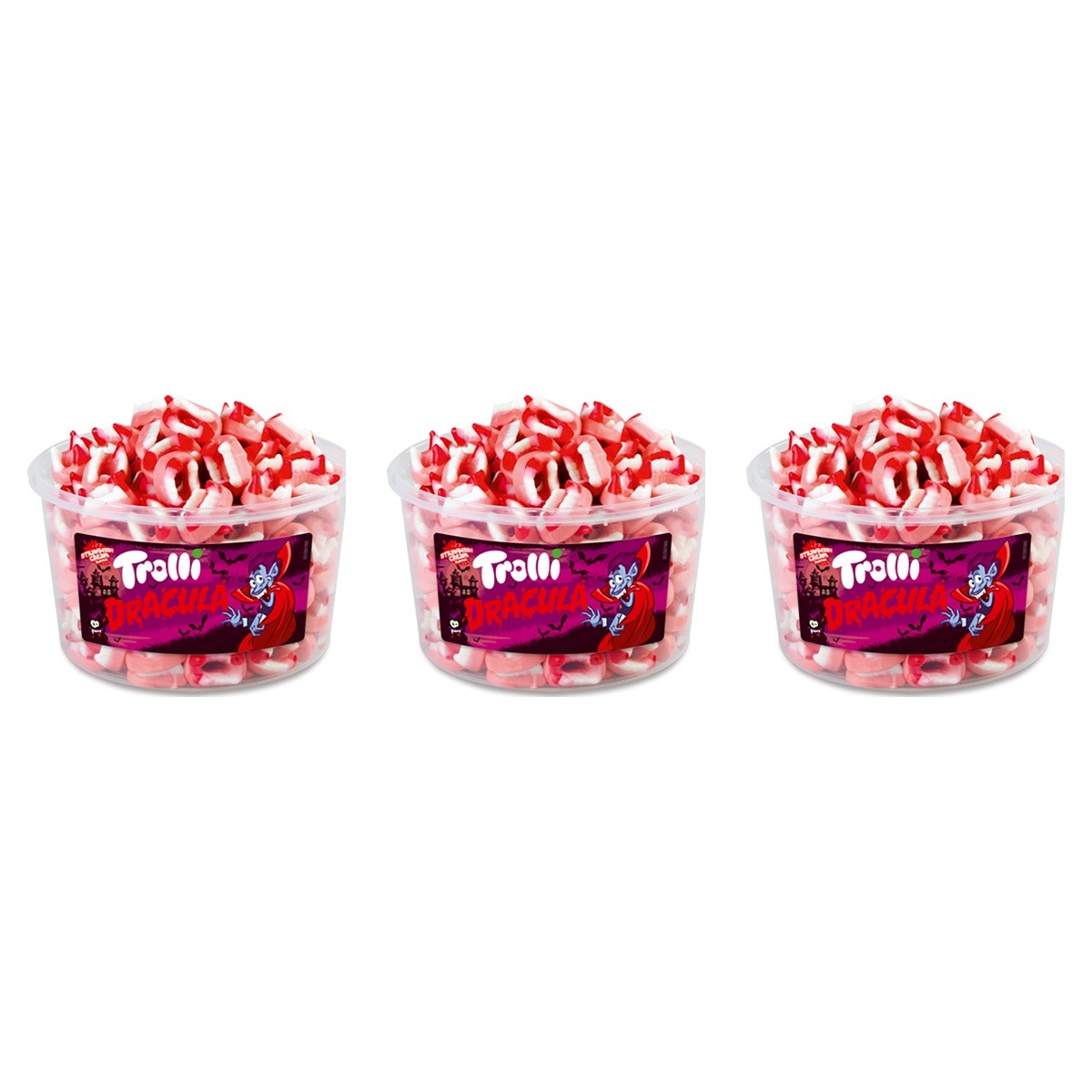 Trolli Mini Dracula 150ST – 3 x 1050 g (3150 g)