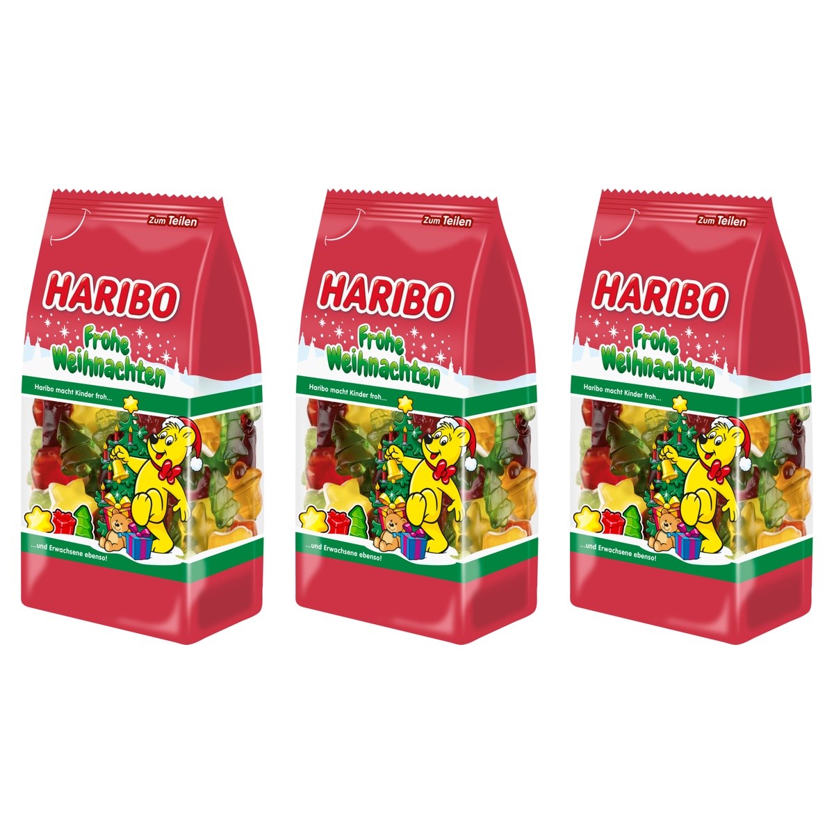 Haribo Frohe Weihnachten – 3 x 300 g (900 g)