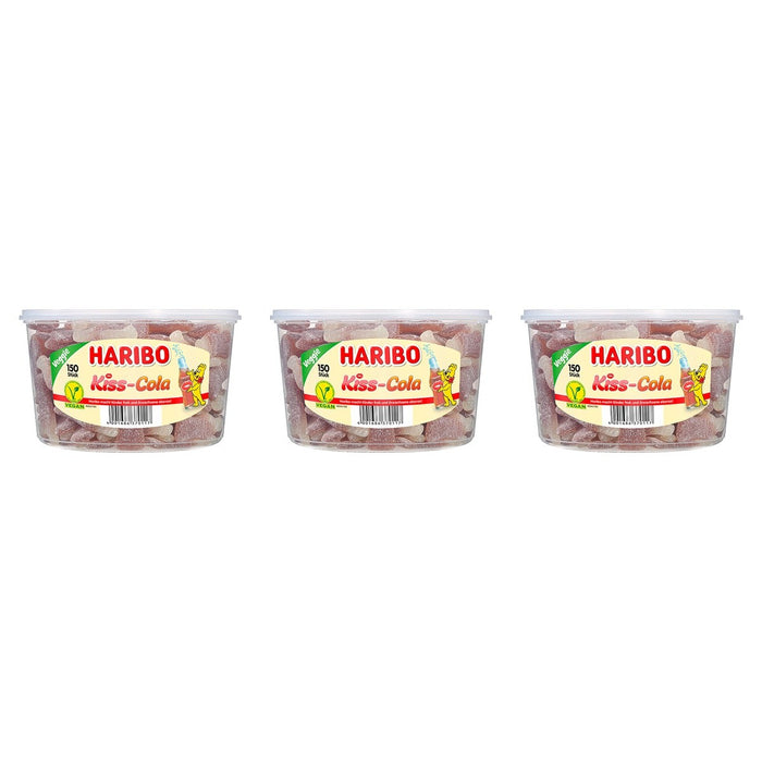 Haribo Kiss-Cola 150Stück – 3 x 1350 g (4050 g)