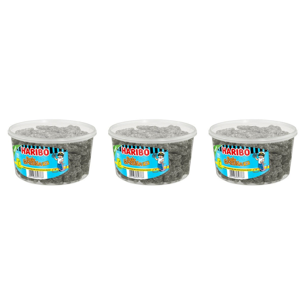 Haribo Salzbrezel 150ST – 3 x 1050 g (3150 g)