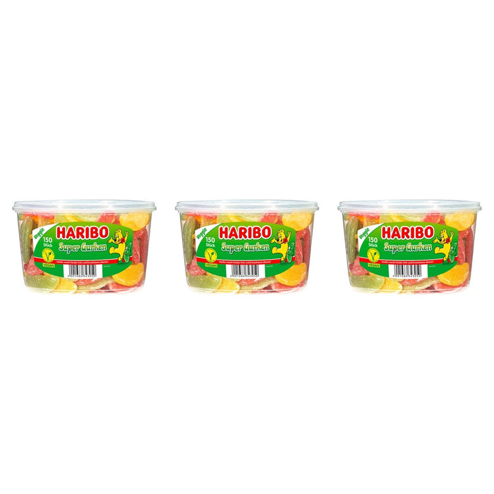 Haribo Super Gurken 150ST – 3 x 1350 g (4050 g)