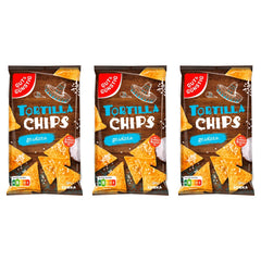 Gut&Günstig Tortilla Chips mit Salzgeschmack – 3 x 300 g (900 g)