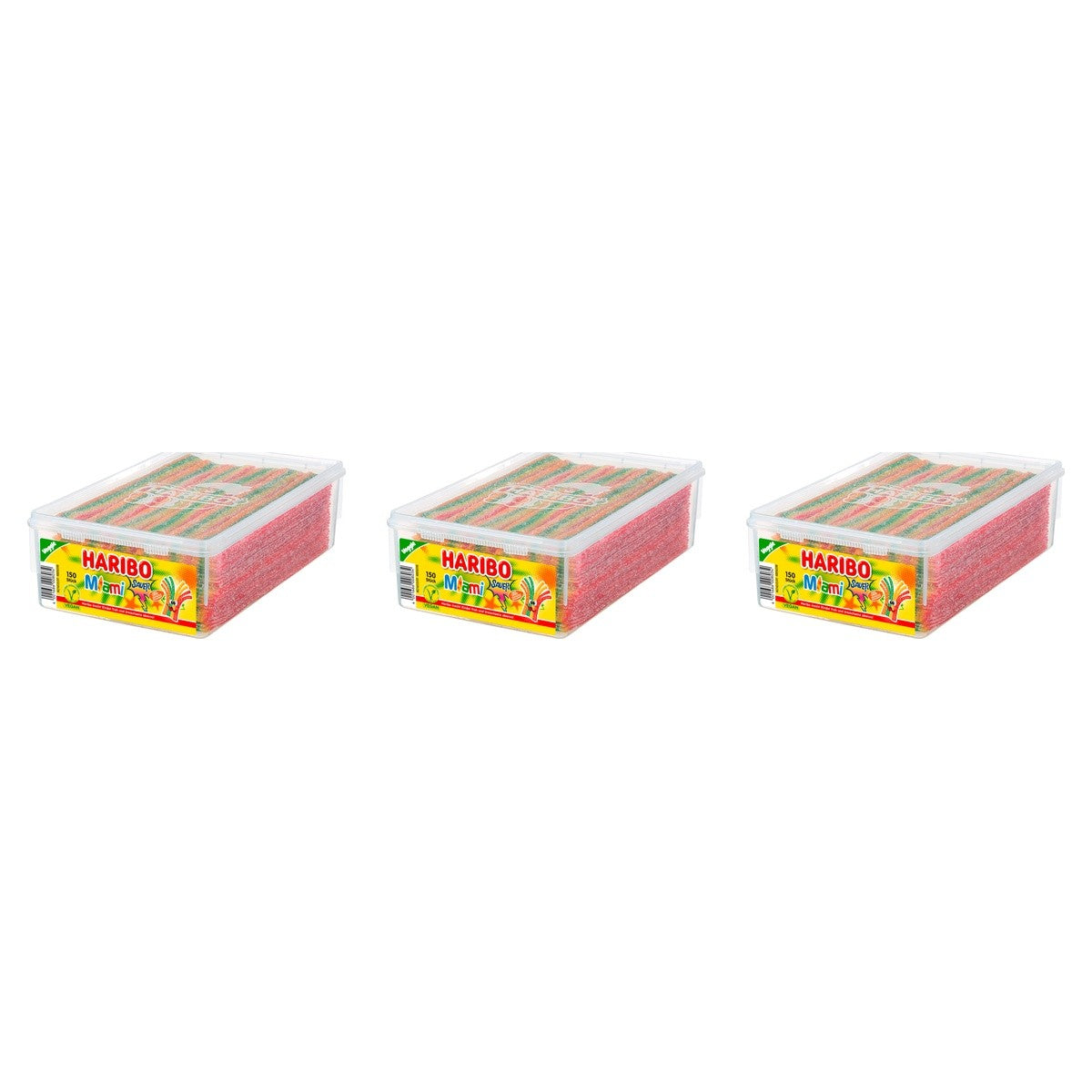Haribo Miami Sauer 150ST – 3 x 1125 g (3375 g)