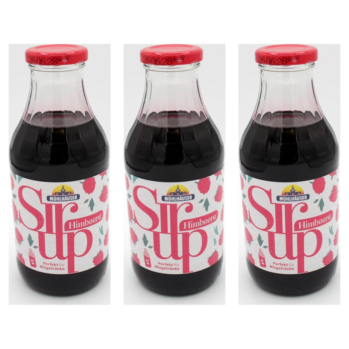 Mühlhauser Sirup Himbeere – 3 x 500 ml (1500 ml)