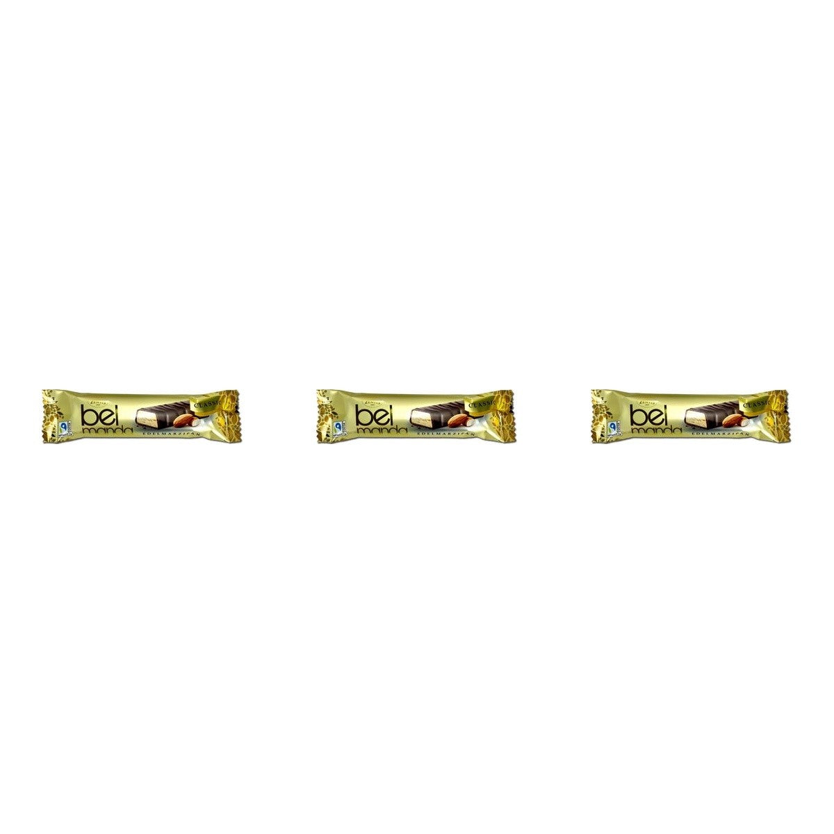 Zentis Belmanda Edel-Marzipan Riegel Classic – 3 x 40 g (120 g)