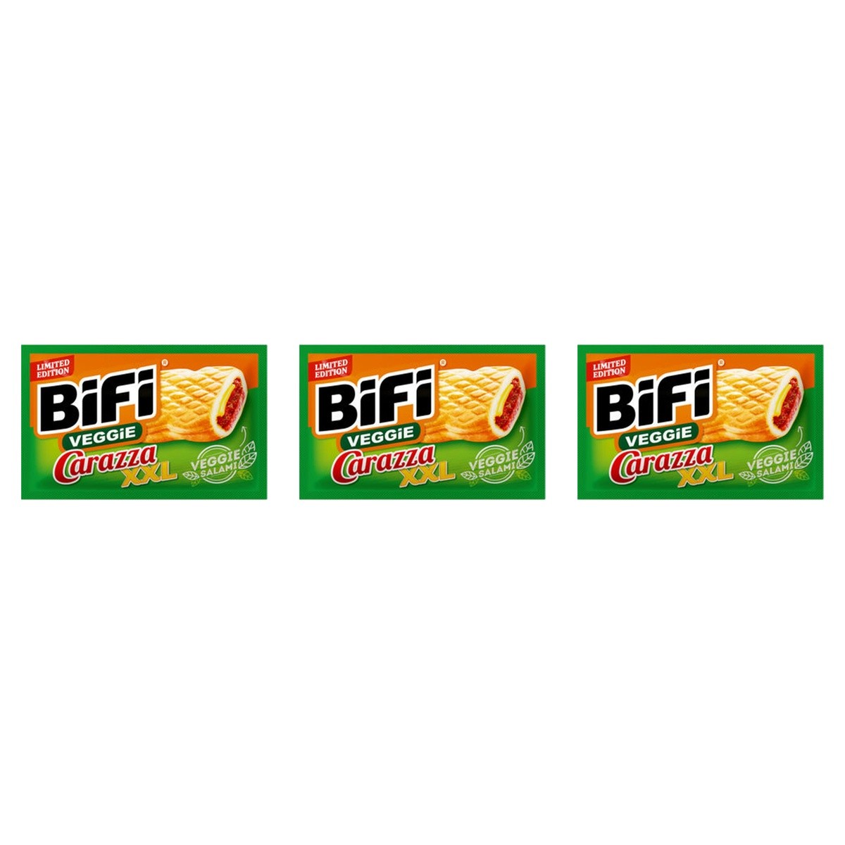 BiFi Veggie Carazza XXL – 3 x 70 g (210 g)