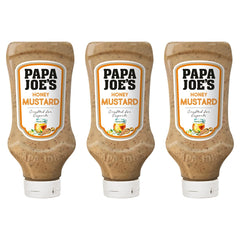 Papa Joe's Honig Senf Sauce – 3 x 300 ml (900 ml)