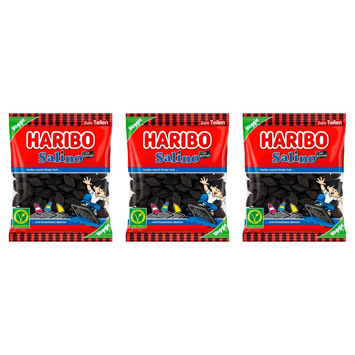 Haribo Salino – 3 x 175 g (525 g)