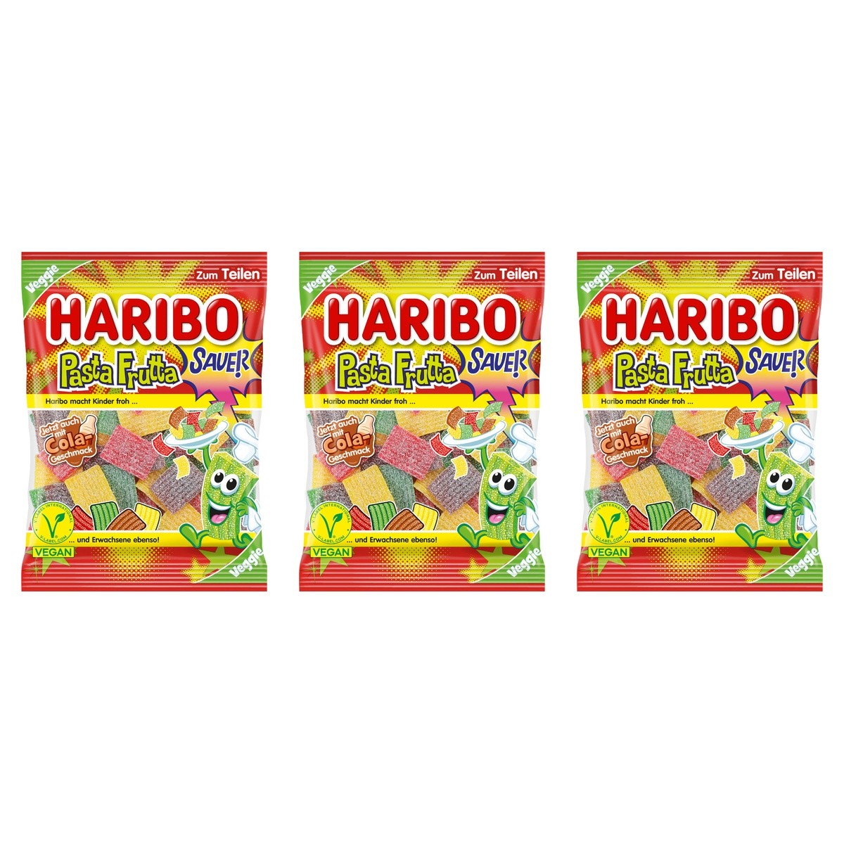 Haribo Pasta Frutta – 3 x 160 g (480 g)