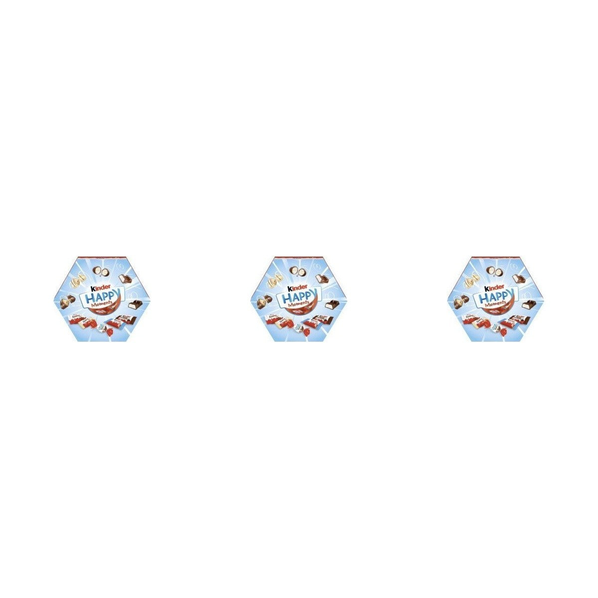 Ferrero Kinder Happy Moments Mini Mix – 3 x 161 g (483 g)