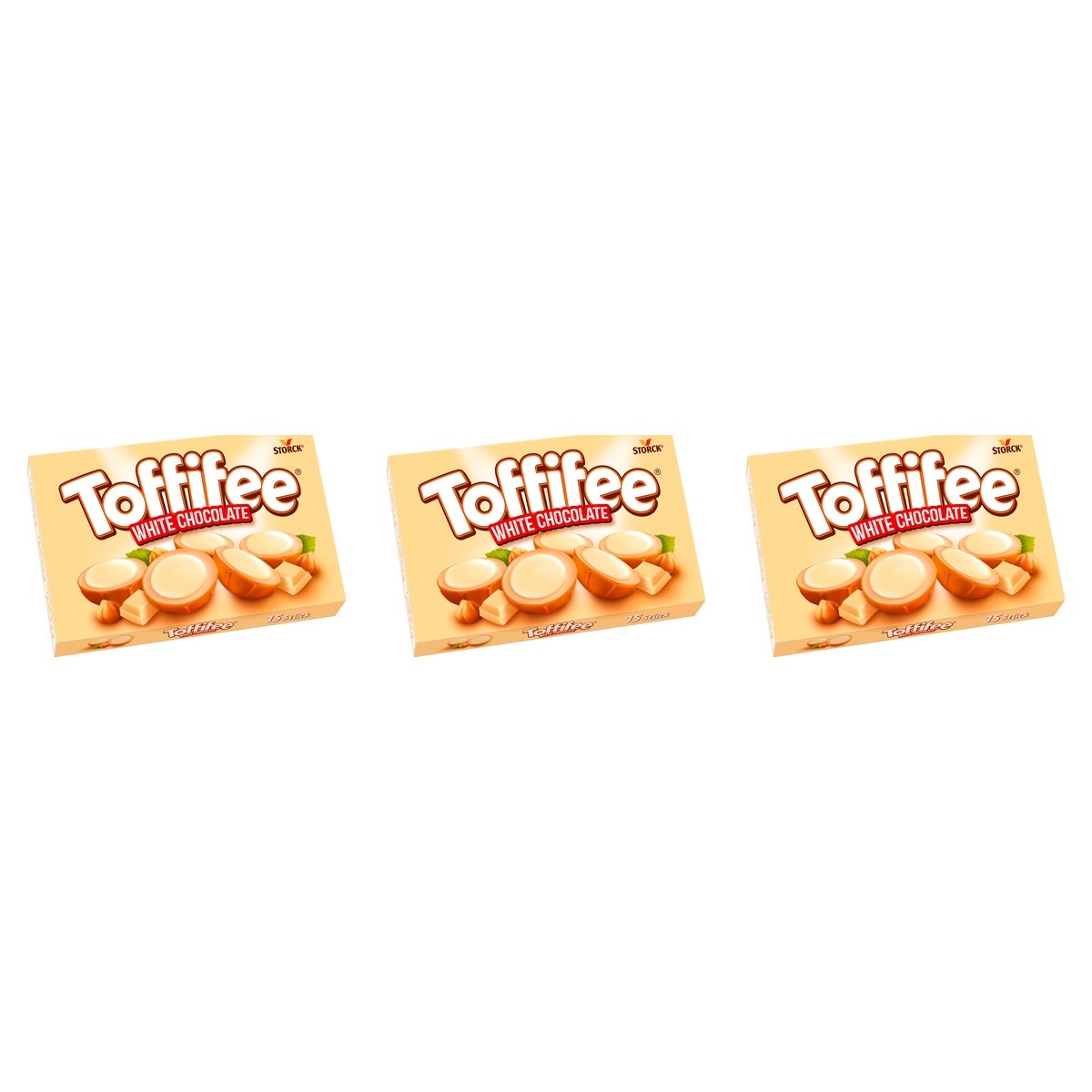 Toffifee White Chocolate 15ST – 3 x 125 g (375 g)