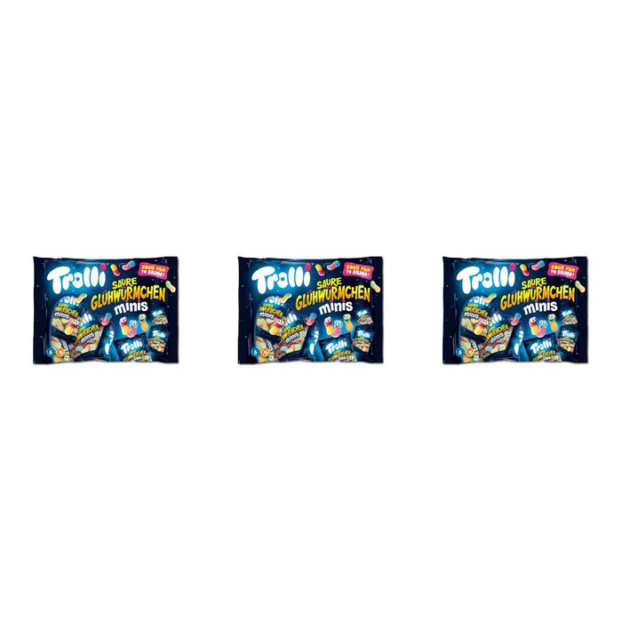 Trolli Saure Glühwürmchen minis – 3 x 200 g (600 g)