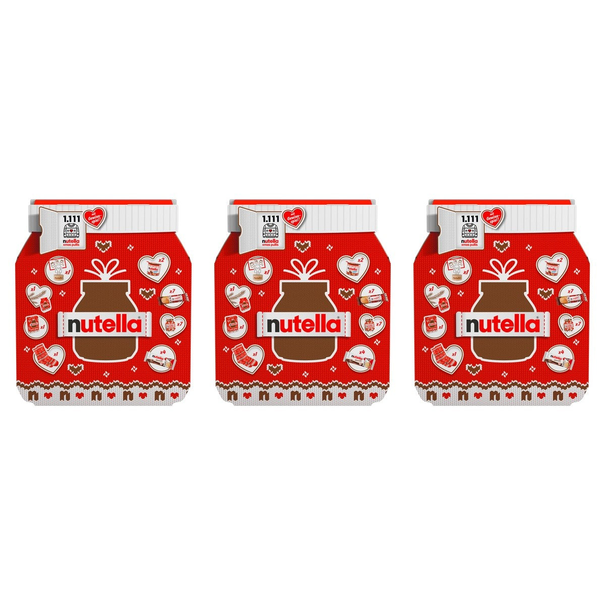 Nutella Adventskalender – 3 x 528 g (1584 g)